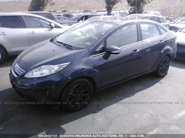 3FADP4BJ3DM141244 - 2013 FORD FIESTA SE PURPLE photo 2