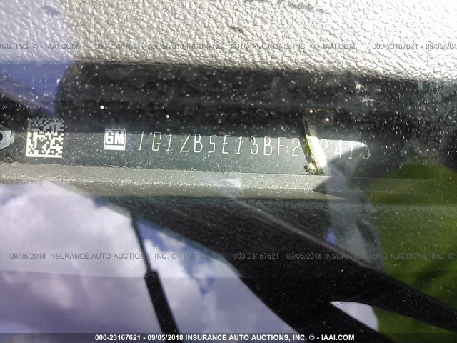 1G1ZB5E13BF222413 - 2011 CHEVROLET MALIBU LS 米色 照片 9