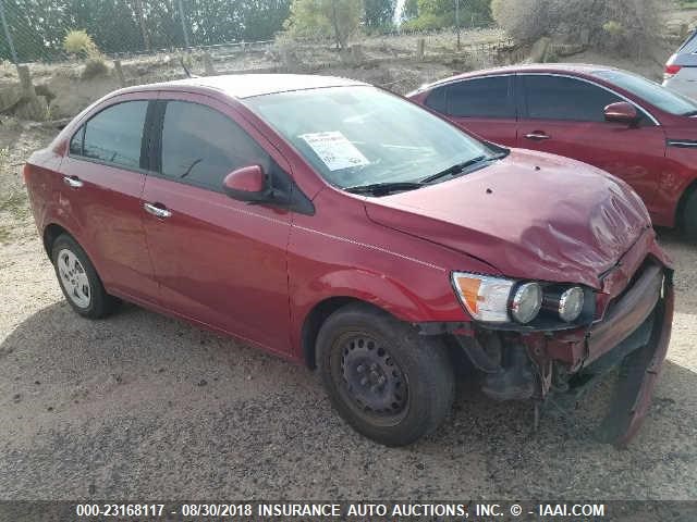 1G1JA5SH6D4241909 - 2013 CHEVROLET SONIC LS 红色 照片 1