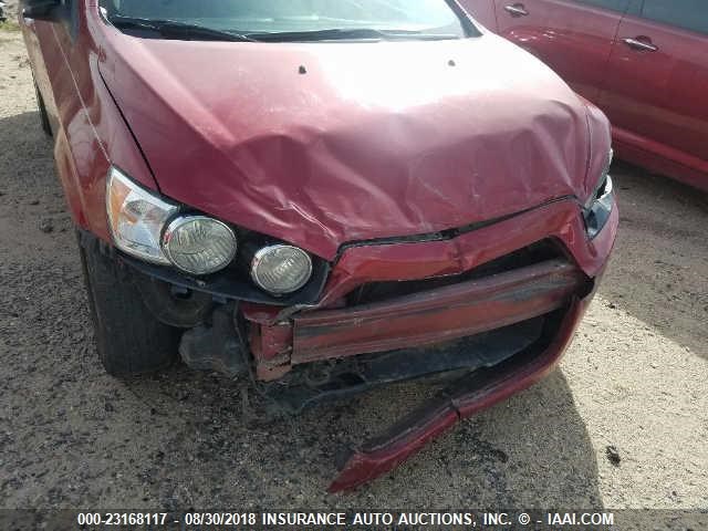 1G1JA5SH6D4241909 - 2013 CHEVROLET SONIC LS 红色 照片 6