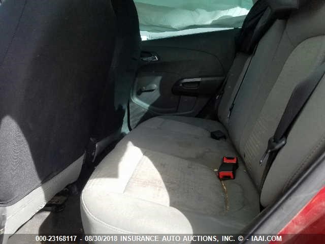 1G1JA5SH6D4241909 - 2013 CHEVROLET SONIC LS 红色 照片 8
