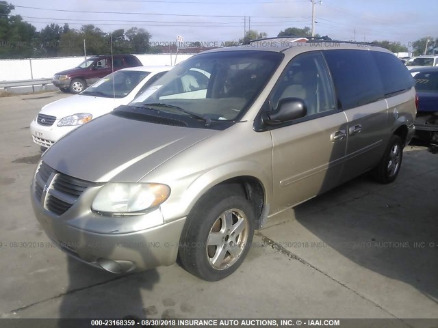 2D4GP44L36R644065 - 2006 DODGE GRAND CARAVAN SXT TAN photo 2