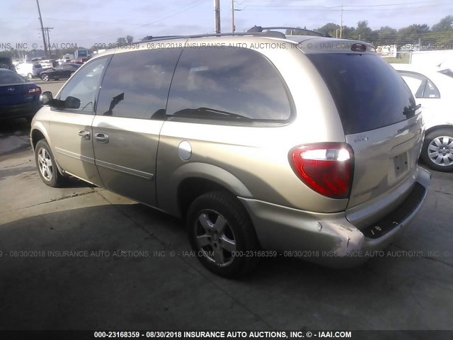 2D4GP44L36R644065 - 2006 DODGE GRAND CARAVAN SXT TAN photo 3