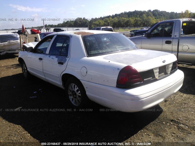 2FAHP71W35X108928 - 2005 FORD CROWN VICTORIA POLICE INTERCEPTOR WHITE photo 3