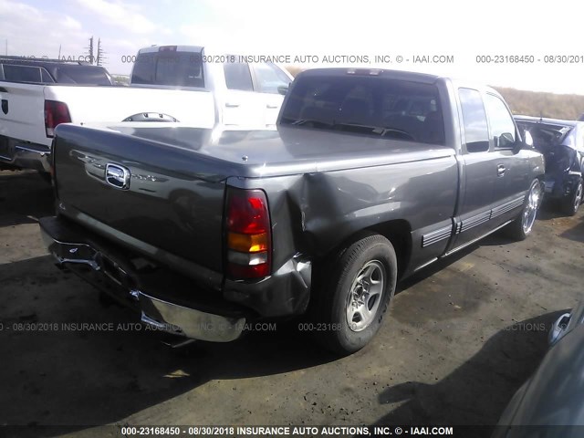 2GCEC19V611315456 - 2001 CHEVROLET SILVERADO C1500 GRAY photo 4