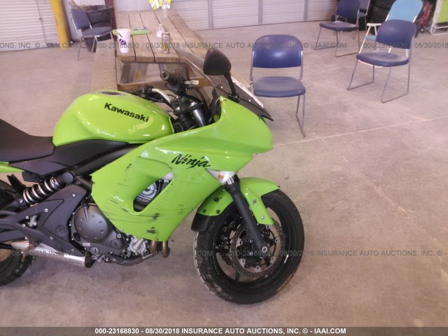 JKAEXEA148A036117 - 2008 KAWASAKI EX650 A GREEN photo 5