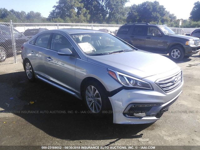 5NPE34AF4HH594887 - 2017 HYUNDAI SONATA SPORT/LIMITED GRAY photo 1