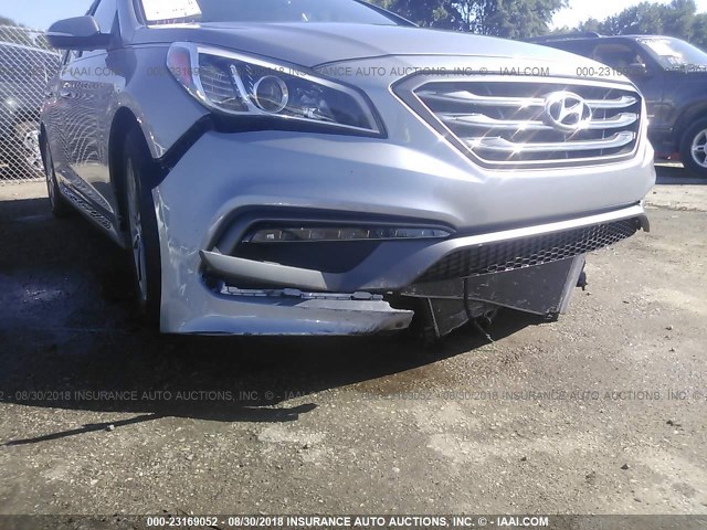 5NPE34AF4HH594887 - 2017 HYUNDAI SONATA SPORT/LIMITED GRAY photo 6