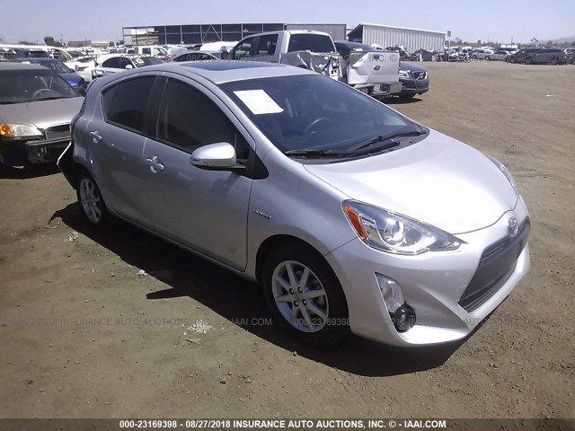 JTDKDTB39F1090256 - 2015 TOYOTA PRIUS C SILVER photo 1