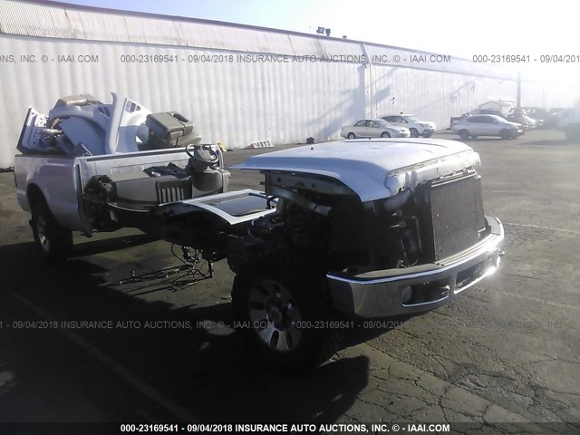 1FTWW31R48EA25053 - 2008 FORD F350 SRW SUPER DUTY SILVER photo 1