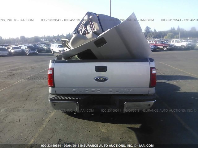 1FTWW31R48EA25053 - 2008 FORD F350 SRW SUPER DUTY SILVER photo 8