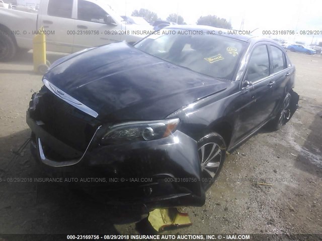 1C3CCBCG2DN674110 - 2013 CHRYSLER 200 LIMITED BLACK photo 2