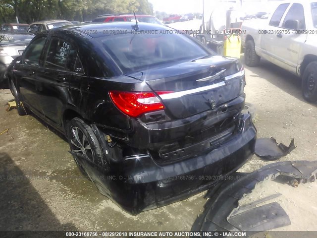 1C3CCBCG2DN674110 - 2013 CHRYSLER 200 LIMITED BLACK photo 3