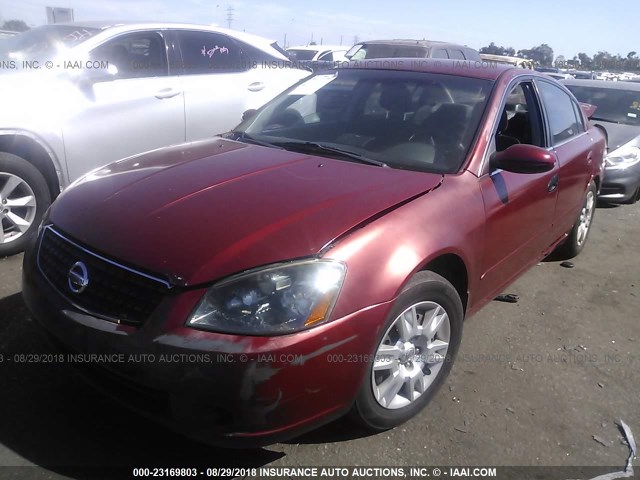 1N4AL11D15C166445 - 2005 NISSAN ALTIMA S/SL RED photo 2