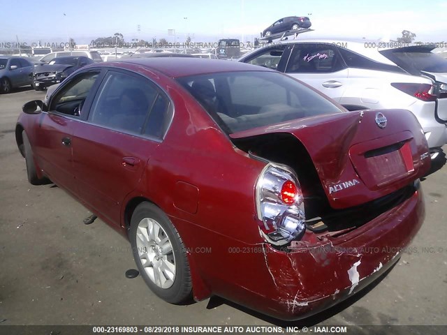 1N4AL11D15C166445 - 2005 NISSAN ALTIMA S/SL RED photo 3