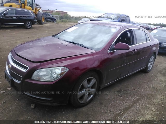 1G1ZC5E12BF273964 - 2011 CHEVROLET MALIBU 1LT PURPLE photo 2