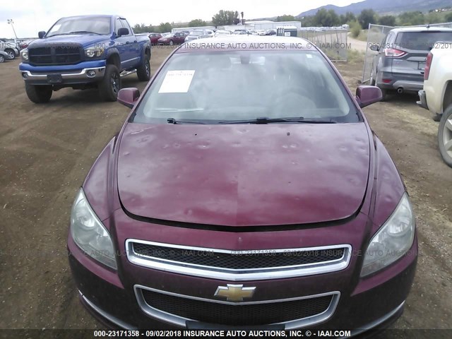 1G1ZC5E12BF273964 - 2011 CHEVROLET MALIBU 1LT PURPLE photo 6