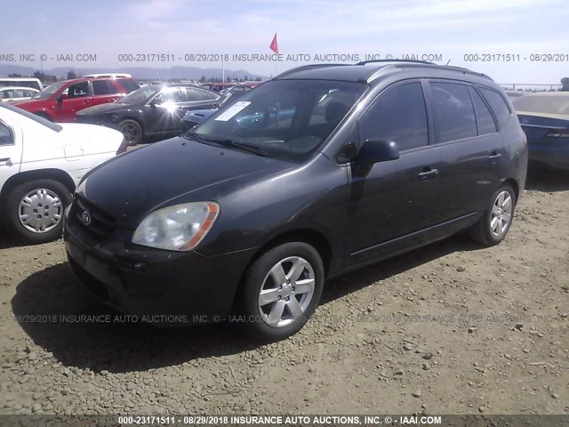 KNAFG525177079530 - 2007 KIA RONDO LX/EX GRAY photo 2