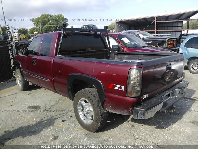 2GTEK19T841144344 - 2004 GMC NEW SIERRA K1500 RED photo 3