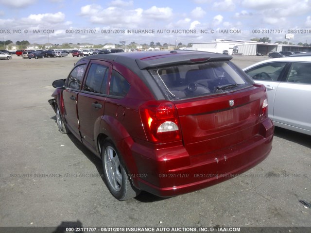 1B3HB48B68D509915 - 2008 DODGE CALIBER SXT RED photo 3