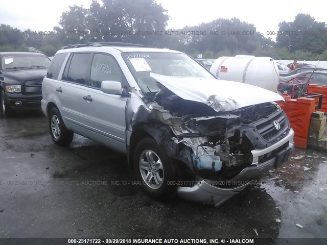 5FNYF18535B049421 - 2005 HONDA PILOT SILVER photo 1