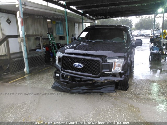 1FTEX1CP6JKC31104 - 2018 FORD F150 SUPER CAB BROWN photo 6