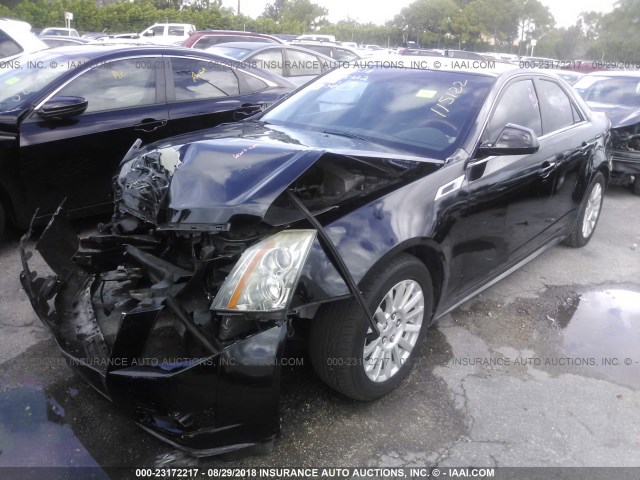 1G6DE5E51C0115122 - 2012 CADILLAC CTS LUXURY COLLECTION BLACK photo 2