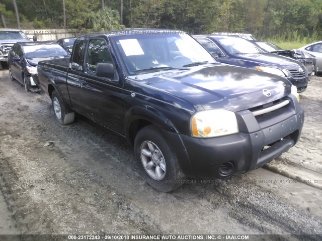 1N6DD26S71C400886 - 2001 NISSAN FRONTIER KING CAB XE BLACK photo 1