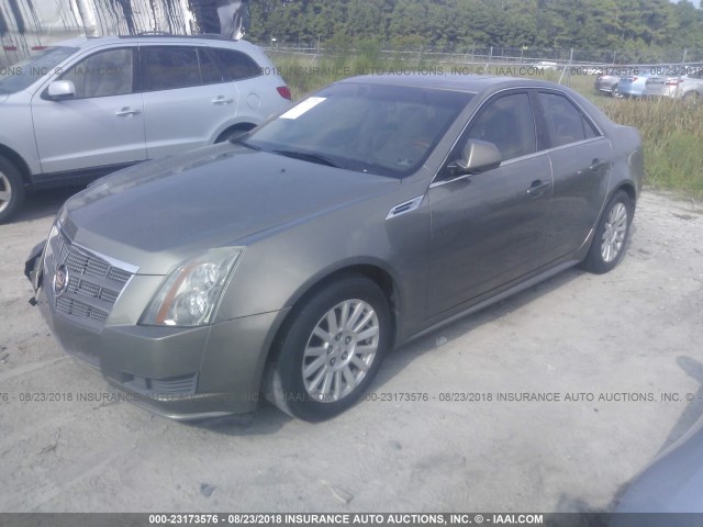 1G6DE5EG1A0104328 - 2010 CADILLAC CTS LUXURY COLLECTION GRAY photo 2