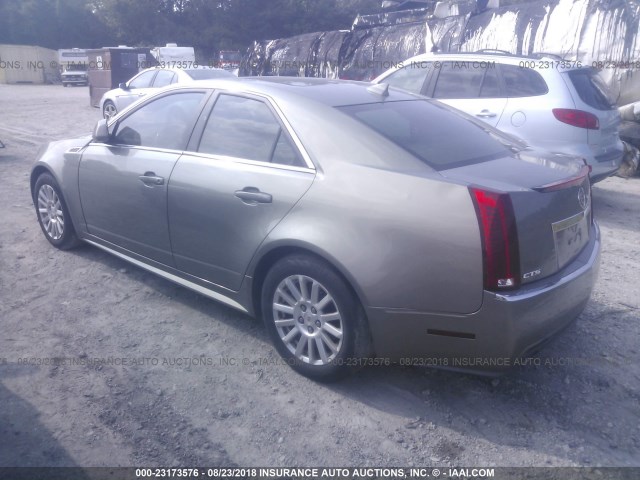 1G6DE5EG1A0104328 - 2010 CADILLAC CTS LUXURY COLLECTION GRAY photo 3