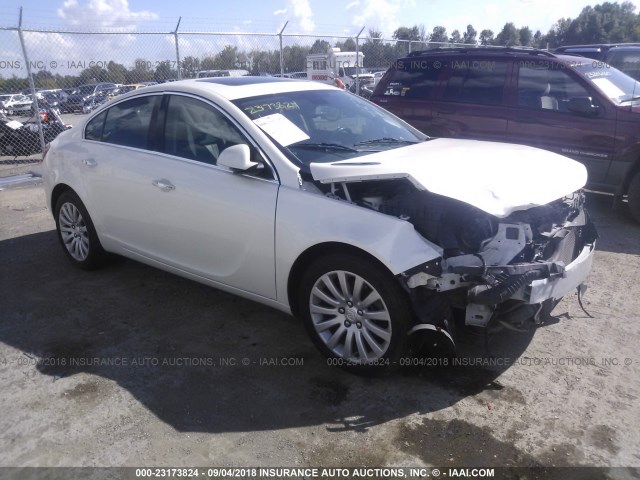 2G4GS5EV0C9154370 - 2012 BUICK REGAL PREMIUM WHITE photo 1