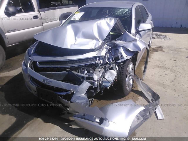 1G1ZC5E02AF178813 - 2010 CHEVROLET MALIBU 1LT SILVER photo 6