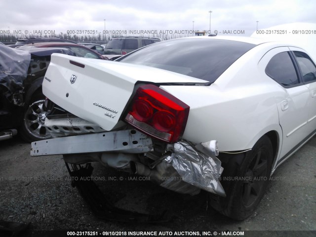 2B3CA3CV0AH228954 - 2010 DODGE CHARGER SXT WHITE photo 6