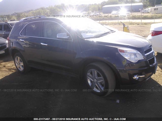 2GNFLHE39F6391000 - 2015 CHEVROLET EQUINOX LTZ GRAY photo 1