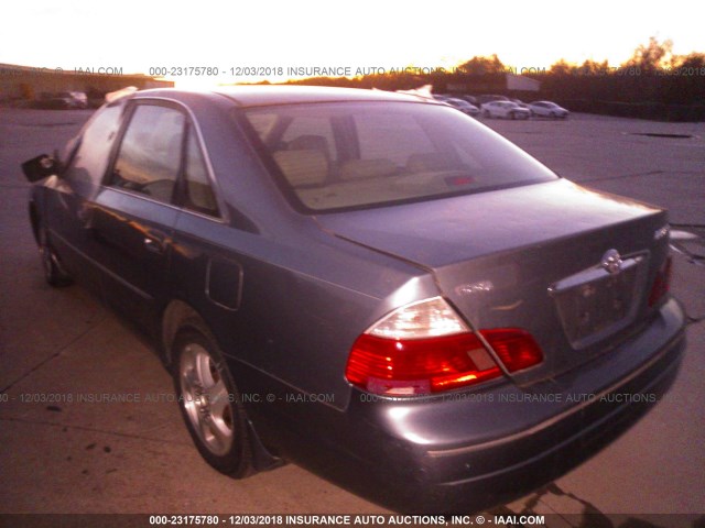 4T1BF28B13U310238 - 2003 TOYOTA AVALON XL/XLS TEAL photo 3