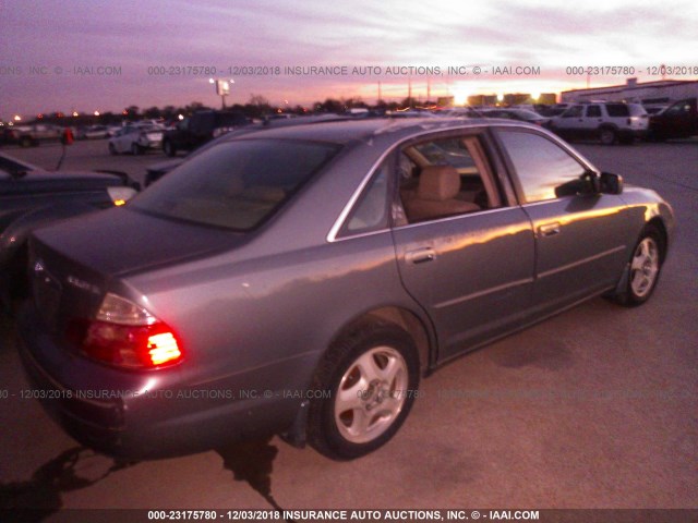 4T1BF28B13U310238 - 2003 TOYOTA AVALON XL/XLS TEAL photo 4