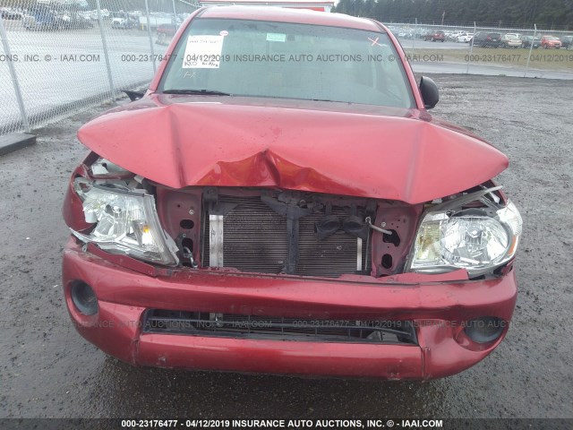 5TETX22N98Z496683 - 2008 TOYOTA TACOMA ACCESS CAB Qırmızı foto 6