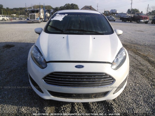 3FADP4AJ6FM215941 - 2015 FORD FIESTA S WHITE photo 6