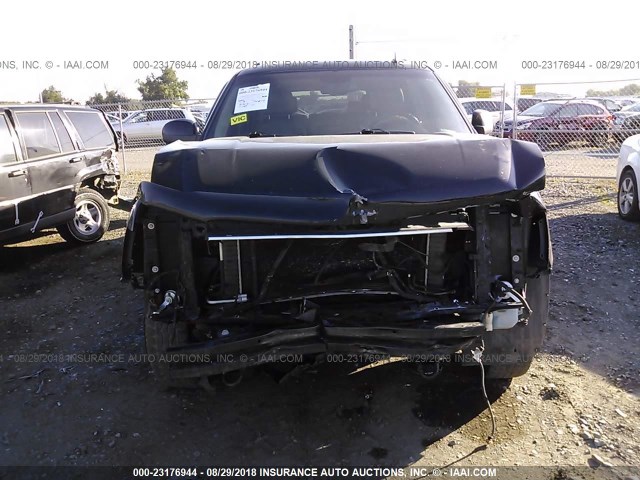 3GNFK16358G290391 - 2008 CHEVROLET SUBURBAN K1500 LS BLACK photo 6