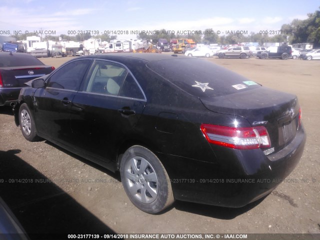 4T1BF3EK7BU182449 - 2011 TOYOTA CAMRY SE/LE/XLE BLACK photo 3