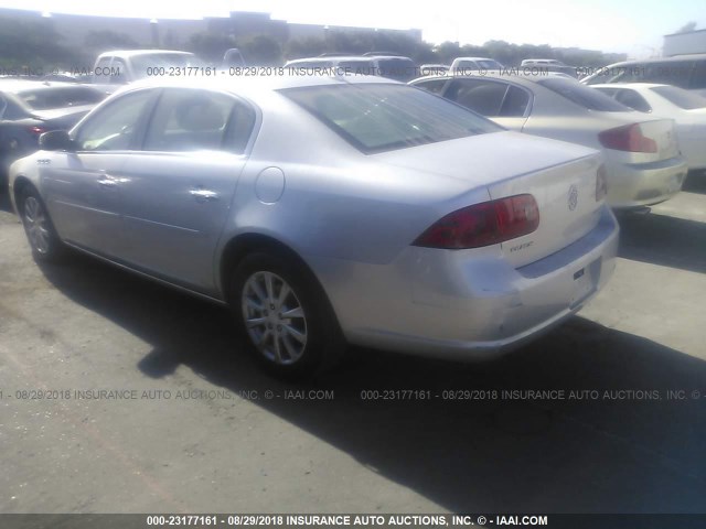 1G4HD57199U117287 - 2009 BUICK LUCERNE CXL SILVER photo 3