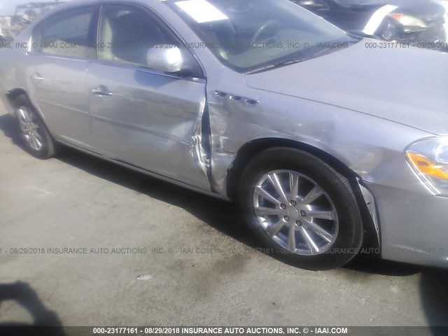 1G4HD57199U117287 - 2009 BUICK LUCERNE CXL SILVER photo 6