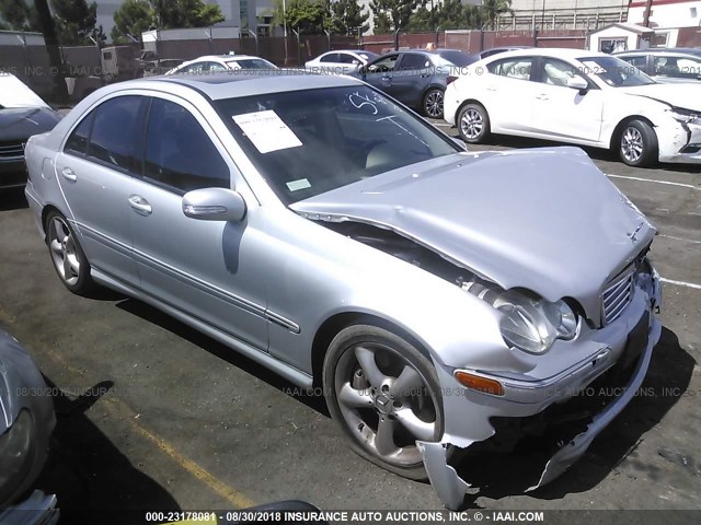 WDBRF52H36F742161 - 2006 MERCEDES-BENZ C GENERATION 2006 230 SILVER photo 1