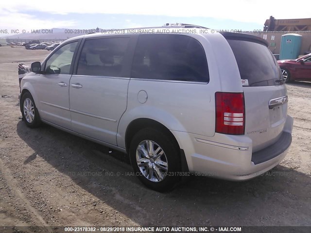 2A8HR64X38R688525 - 2008 CHRYSLER TOWN & COUNTRY LIMITED SILVER photo 3