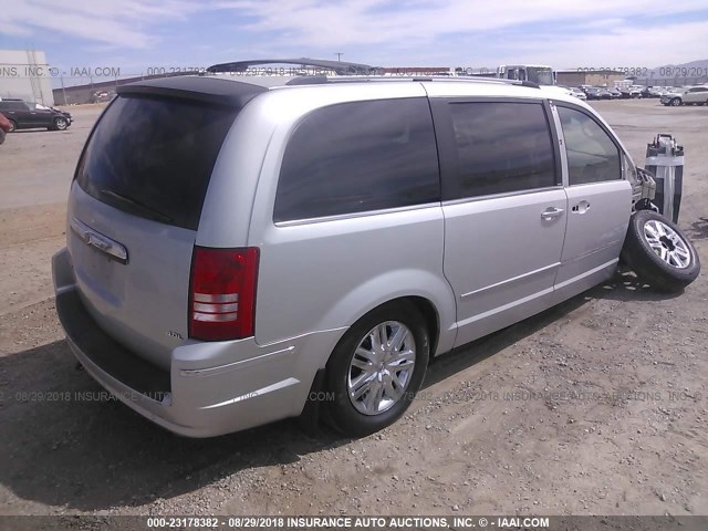 2A8HR64X38R688525 - 2008 CHRYSLER TOWN & COUNTRY LIMITED SILVER photo 4