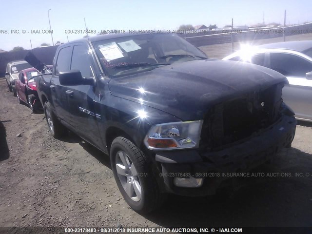 1C6RD6KT5CS170392 - 2012 DODGE RAM 1500 ST BLACK photo 1