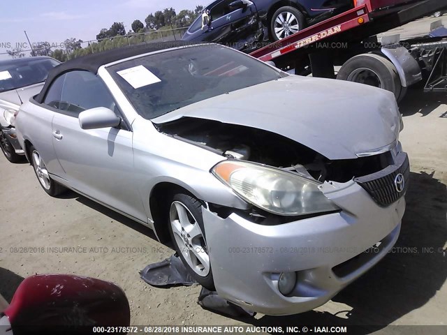 4T1FA38P96U067333 - 2006 TOYOTA CAMRY SOLARA SE/SLE ვერცხლისფერი ფოტო 1