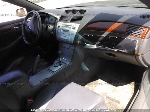 4T1FA38P96U067333 - 2006 TOYOTA CAMRY SOLARA SE/SLE ვერცხლისფერი ფოტო 5