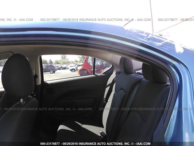 ML32F3FJ9HHF19530 - 2017 MITSUBISHI MIRAGE G4 ES ლურჯი ფოტო 8