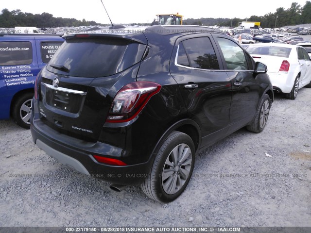 KL4CJASBXJB545556 - 2018 BUICK ENCORE PREFERRED Қара фото 4